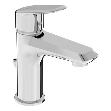 JIKA H3112E10041171 - Pipa za umivalnik + odtok brez prelivanja TALAS 17,4 cm sijajni krom