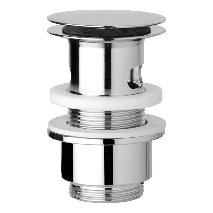 JIKA H3917100040001 - Odtok za umivalnik CLICK-CLACK, premer 6,3 cm, sijajni krom