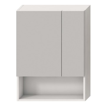 JIKA H4532410383041 - Ogledalo omara s polico LYRA 80x60 cm bela