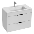 JIKA H4537621763001 - Kopalniška omarica z umivalnikom CUBE 80 cm bela