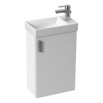 JIKA H45J5111753001 - Kopalniška omarica z umivalnikom PETIT 58,5x38,6 cm bela