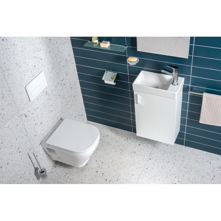 JIKA H45J5111753001 - Kopalniška omarica z umivalnikom PETIT 58,5x38,6 cm bela