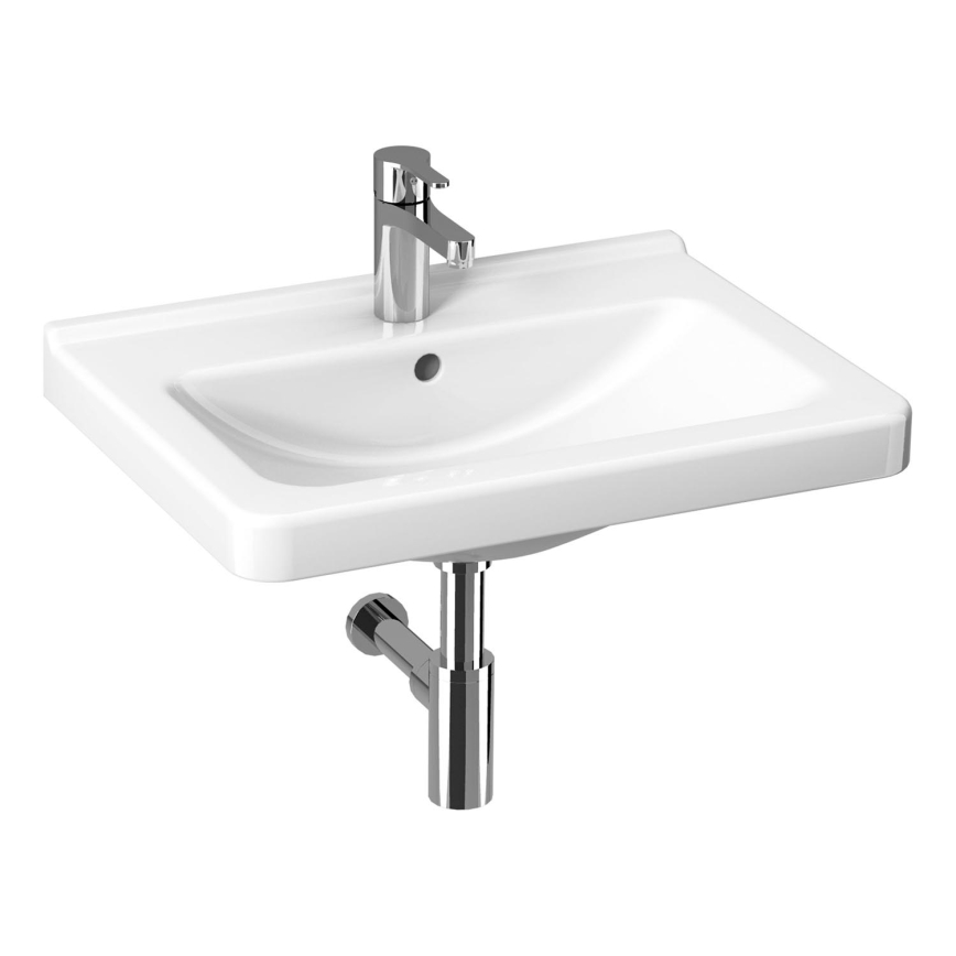 JIKA H8104240001041 - Stenski umivalnik CUBITO 65x48,5 cm keramika/bela
