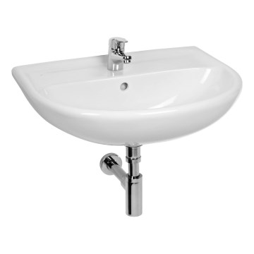 JIKA H8143840001041 - Stenski umivalnik LYRA 65x52 cm keramika/bela