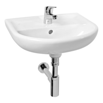 JIKA H8153820001041 - Stenski umivalnik LYRA 45x37 cm keramika/bela