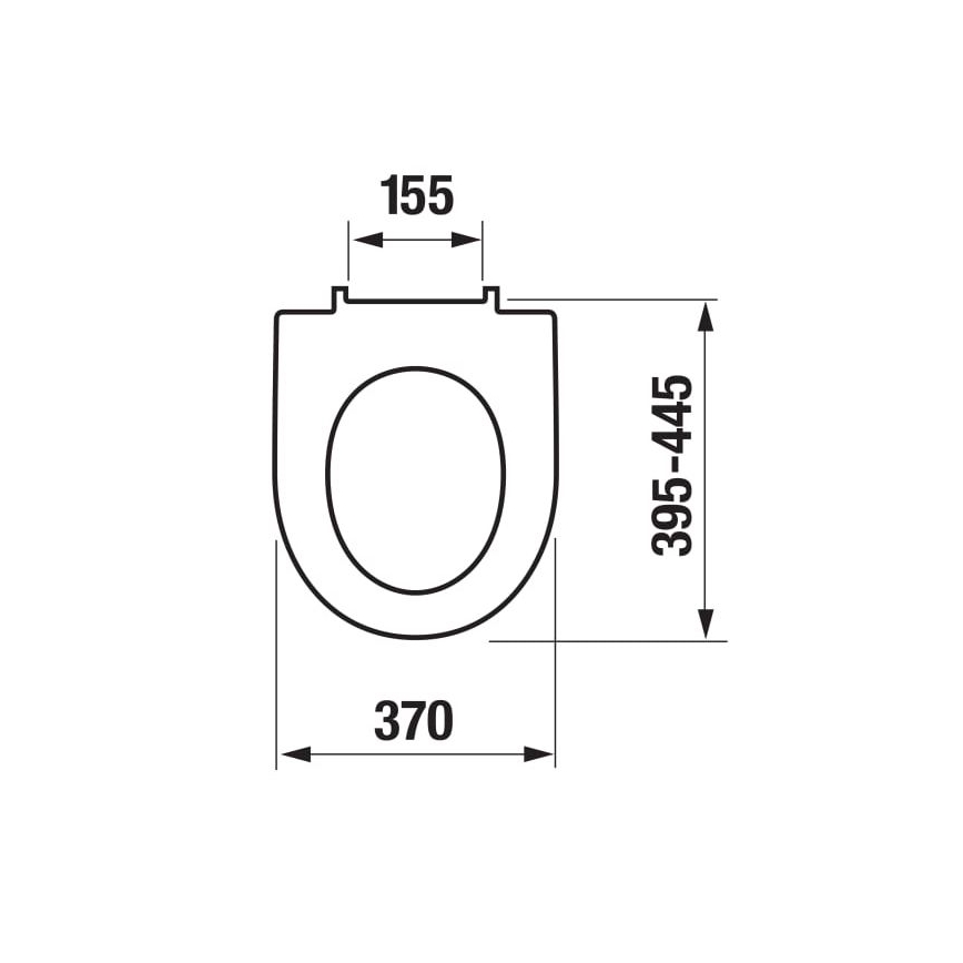 JIKA H8903850000631 - WC deska SoftClose LYRA duroplast/bela