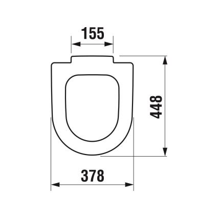 JIKA H8932823000631 - WC deska DEEP duroplast/bela