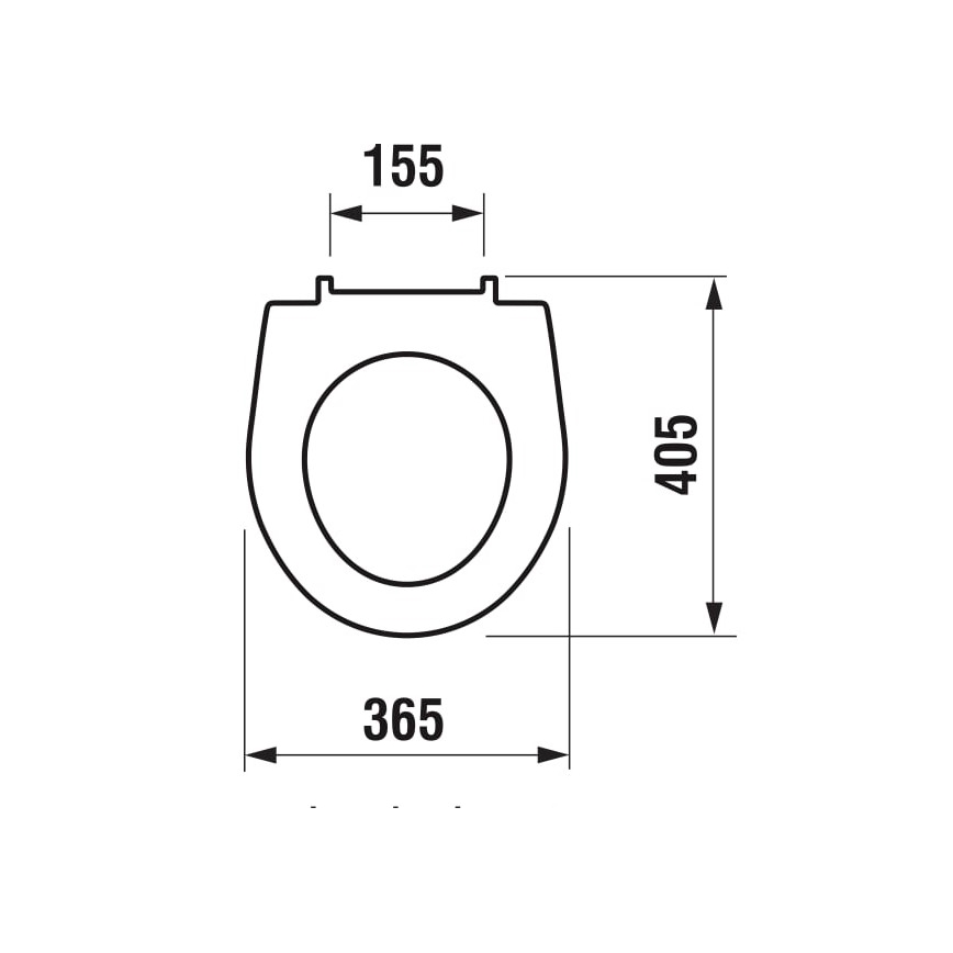 JIKA H8933803000631 - WC deska LYRA, duroplast, bela