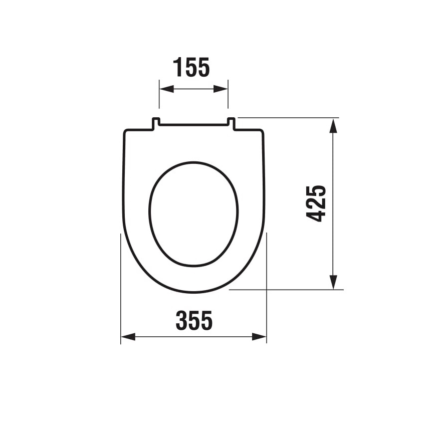 JIKA H8933853000001 - WC sedež SoftClose LYRA duroplast/bela