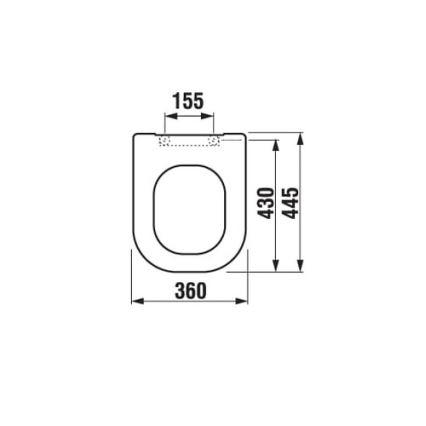 JIKA H8936113000631 - WC sedež SoftClose DEEP duroplast/bela