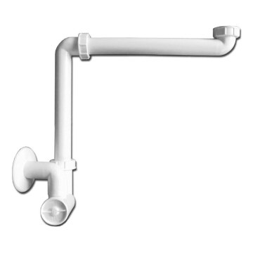 JIKA H8942460000001 - Sifon za umivalnik CUBITO DN40 bela