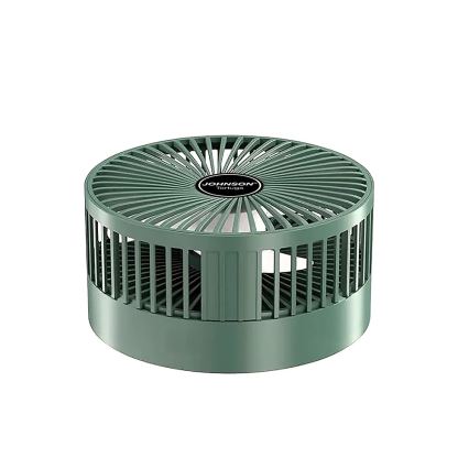 JOHNSON - Polnilni namizni ventilator TORTUGA 5W/3,7V 1200 mAh, premer 16,5 cm, v zeleni barvi