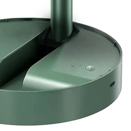 JOHNSON - Polnilni namizni ventilator TORTUGA 5W/3,7V 1200 mAh, premer 16,5 cm, v zeleni barvi