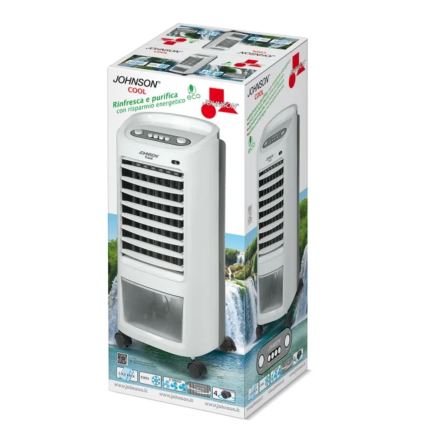 JOHNSON - Prenosni ohlajevalnik zraka COOL 65W/230V bela/siva