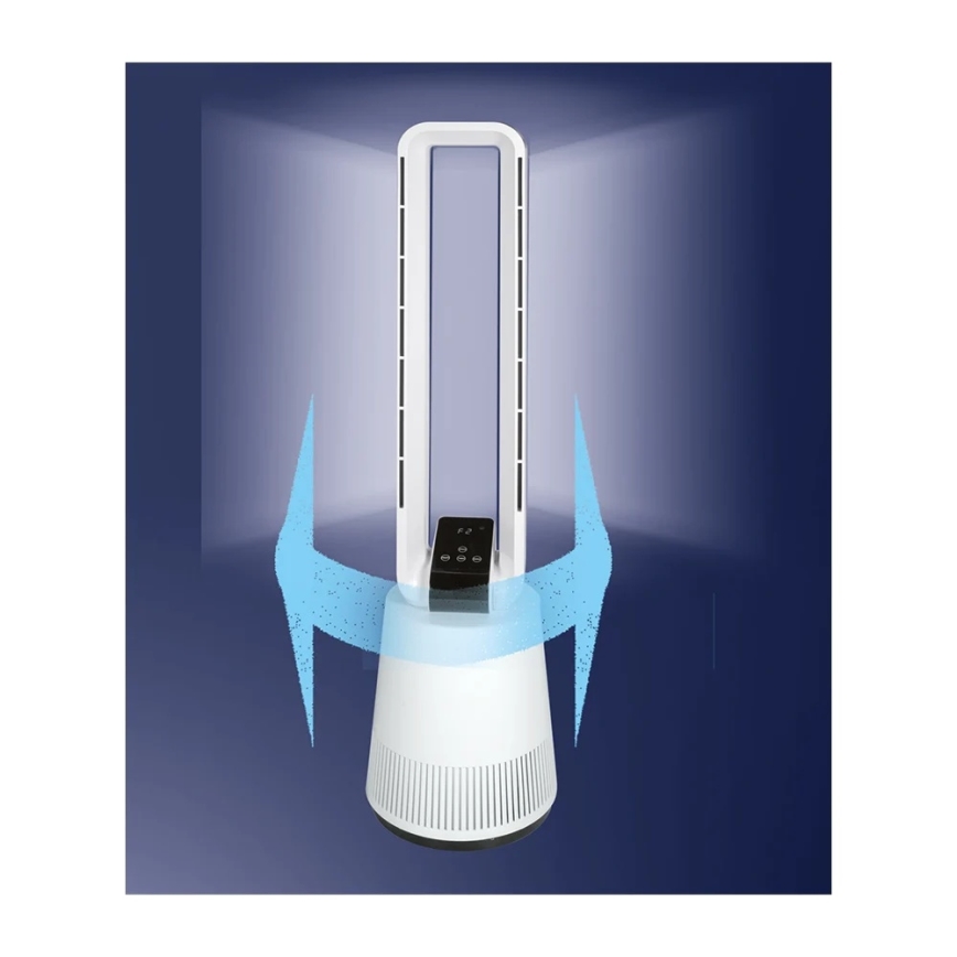 JOHNSON - Ventilator s čistilcem zraka in HEPA filtrom ARIA PURA 90W/230V bela + daljinski upravljalnik