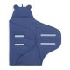 Jollein - Bombažna odeja BASIC STRIPE 100x105 cm Jeans Blue