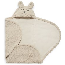 Jollein - Odeja za previjanje fleece Bunny 100x105 cm Nougat
