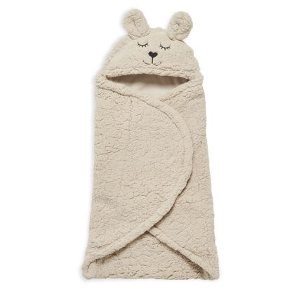 Jollein - Odeja za previjanje fleece Bunny 100x105 cm Nougat