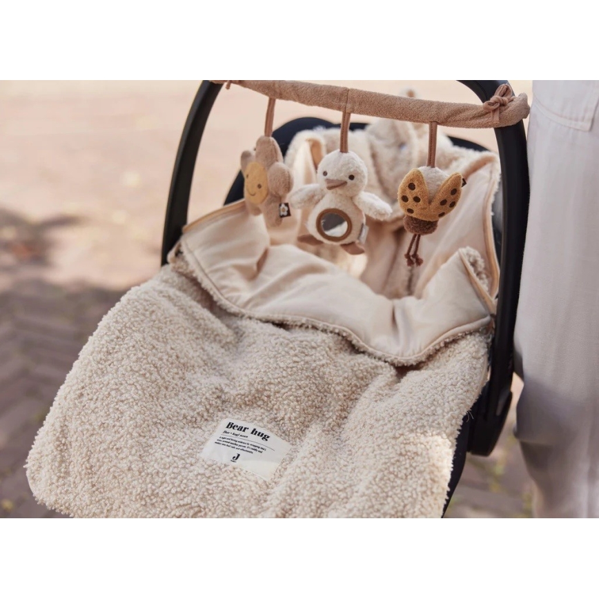 Jollein - Vreča za avtosedež BOUCLE 42x82 cm Boucle Naturel