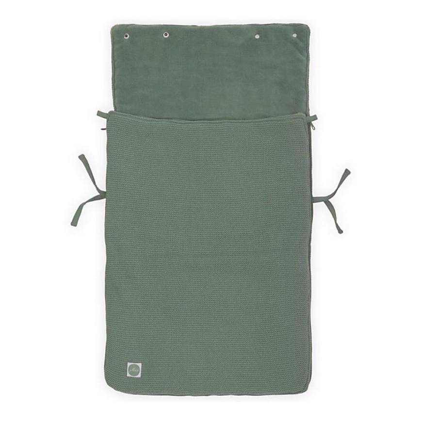 Jollein - Vreča za avtosedež fleece BASIC KNIT 42x82 cm Ash Green