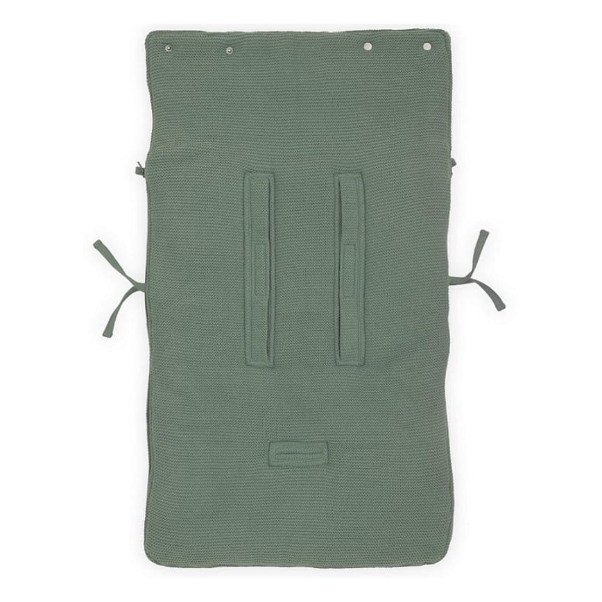 Jollein - Vreča za avtosedež fleece BASIC KNIT 42x82 cm Ash Green