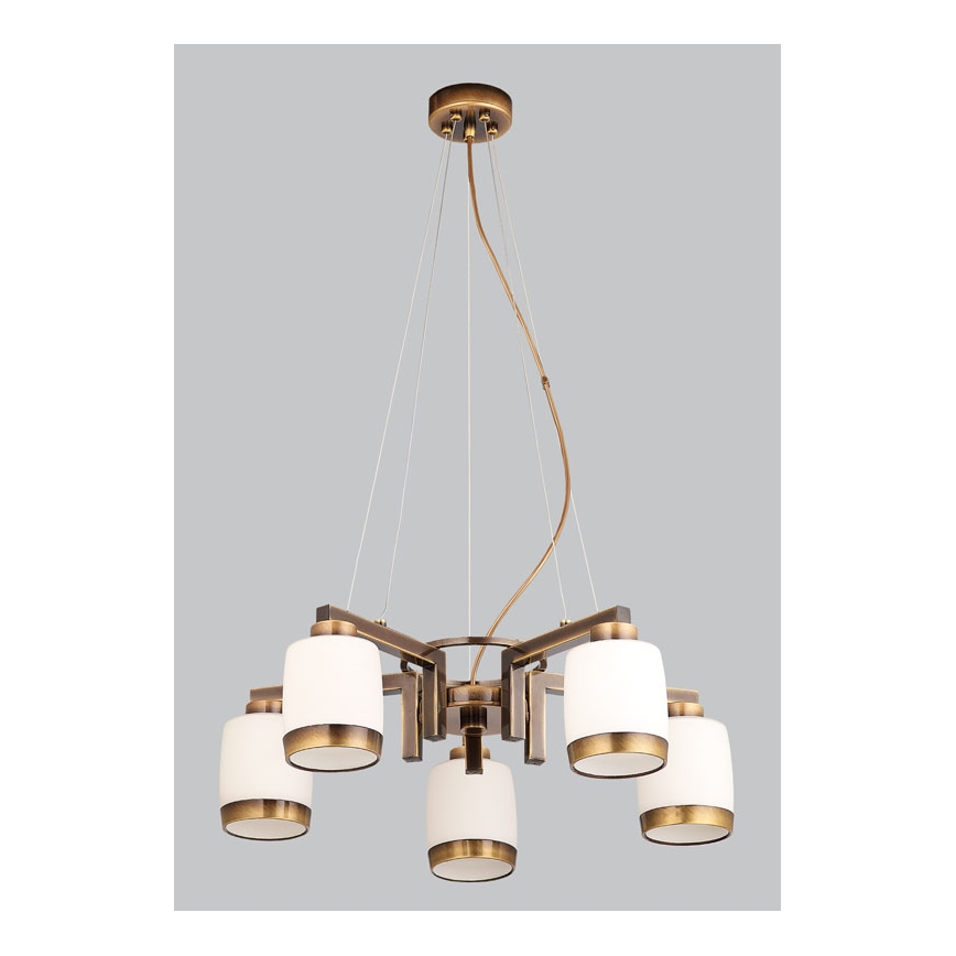 Jupiter 1062 - LN5 - Obesni lestenec LINEA 5xE27/60W/230V