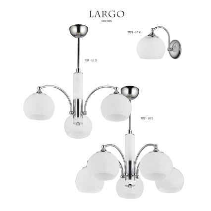 Jupiter 1131 - LO3 - Viseča svetilka LARGO 3xE27/60W/230V