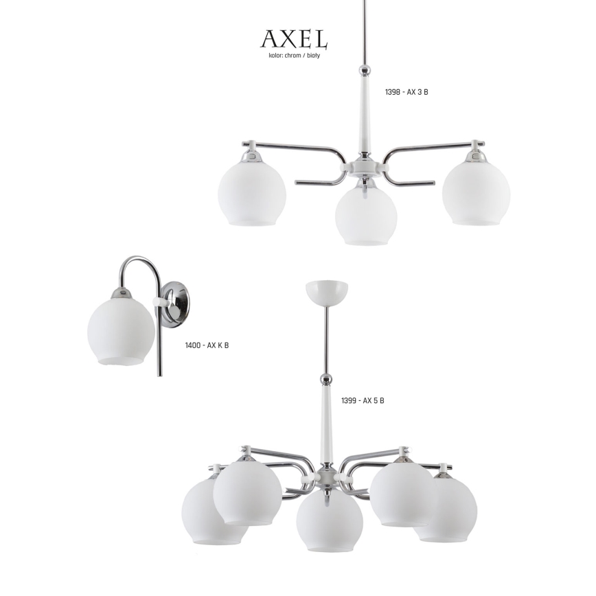 Jupiter 1398 - AX 3 B - Lestenec na drogu AXEL 3xE27/60W/230V