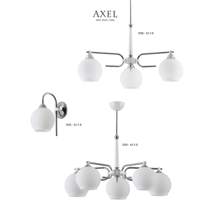 Jupiter 1399 - AX 5 B - Lestenec na drogu AXEL 5xE27/60W/230V