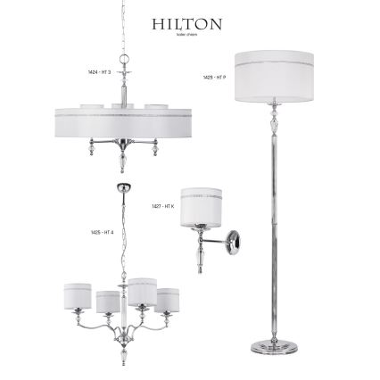 Jupiter 1424 - Lestenec na verigi HILTON 3xE27/60W/230V