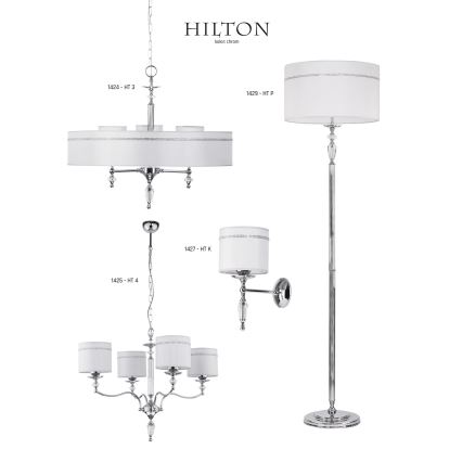 Jupiter 1426- Lestenec na verigi HILTON 6xE27/60W/230V