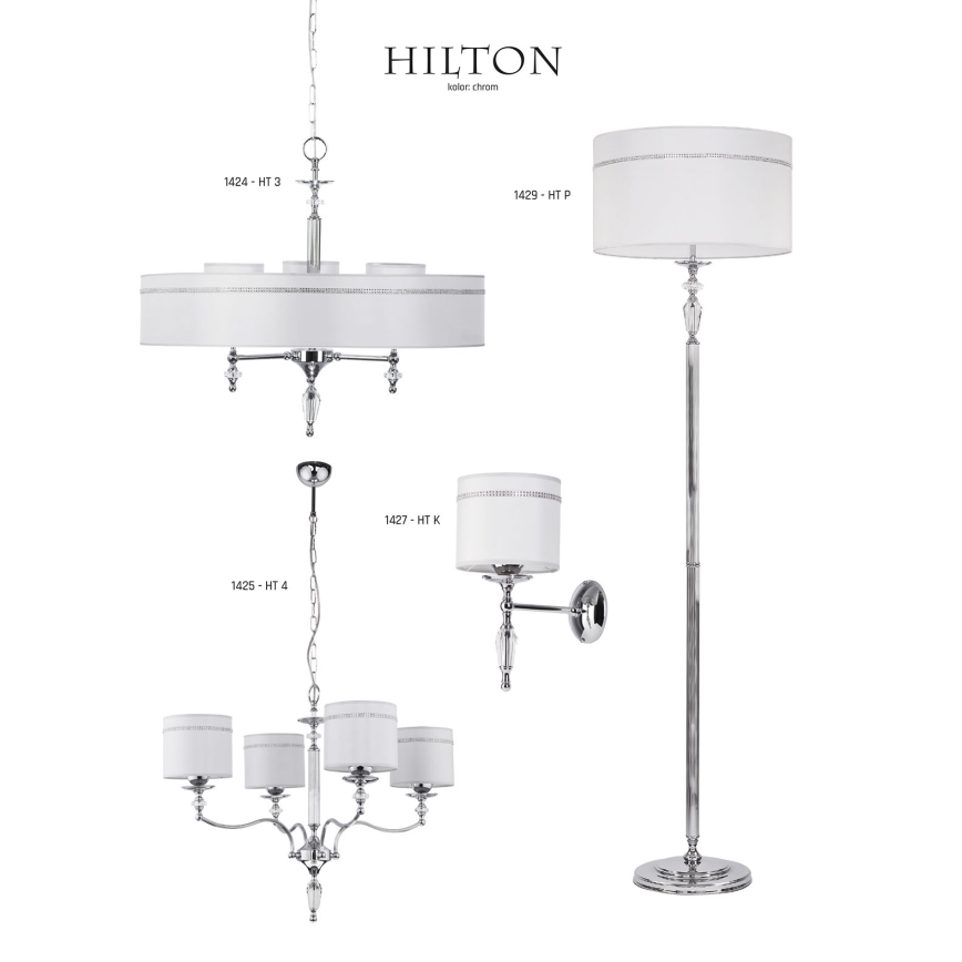 Jupiter 1427 - Stenska svetilka HILTON 1xE27/60W/230V