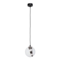 Jupiter 1713 - Lestenec na vrvici ELFA 1xE14/40W/230V sijajni krom