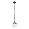 Jupiter 1722 - Lestenec na vrvici SANTA 1xE14/40W/230V mat krom