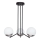 Jupiter 1723 - Lestenec na drogu SANTA 3xE14/40W/230V sijajni krom