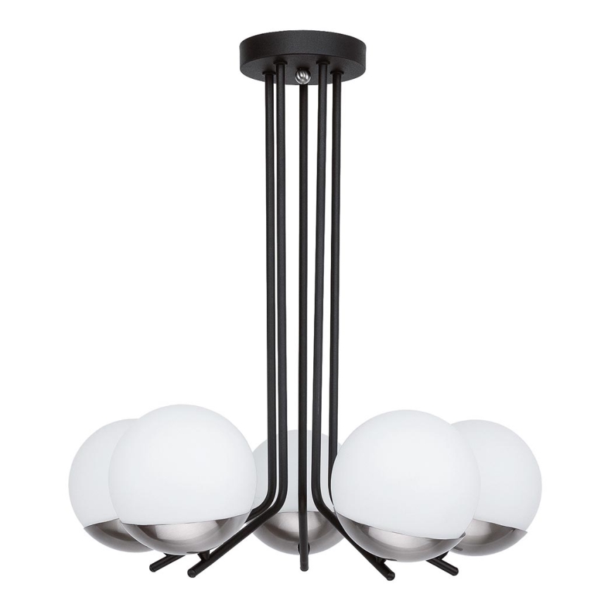 Jupiter 1724 - Lestenec na drogu SANTA 5xE14/40W/230V sijajni krom