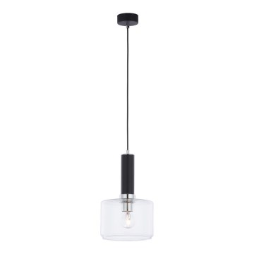 Jupiter 1855 - VA1 - Lestenec na vrvici VANES 1xE27/60W/230V sijajni krom/črna