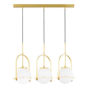 Jupiter 1917 - Lestenec na lanku ROSSO 3xE27/15W/230V zlati