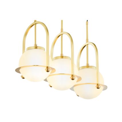 Jupiter 1917 - Lestenec na lanku ROSSO 3xE27/15W/230V zlati