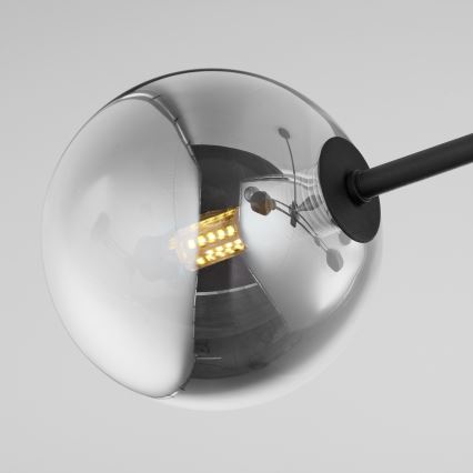 Jupiter 1975 - Lestenec na drogu MOKA 4xGU10/10W/230V + 4xG9/10W/230V črna/sijajni krom
