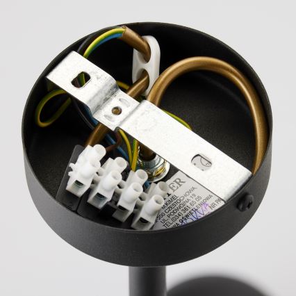 Jupiter 1975 - Lestenec na drogu MOKA 4xGU10/10W/230V + 4xG9/10W/230V črna/sijajni krom