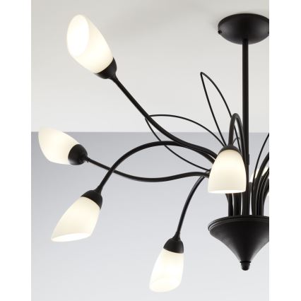 Jupiter 2056 - Lestenec na drogu GLORIOSA 10xG9/14W/230V črna