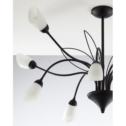 Jupiter 2056 - Lestenec na drogu GLORIOSA 10xG9/14W/230V črna