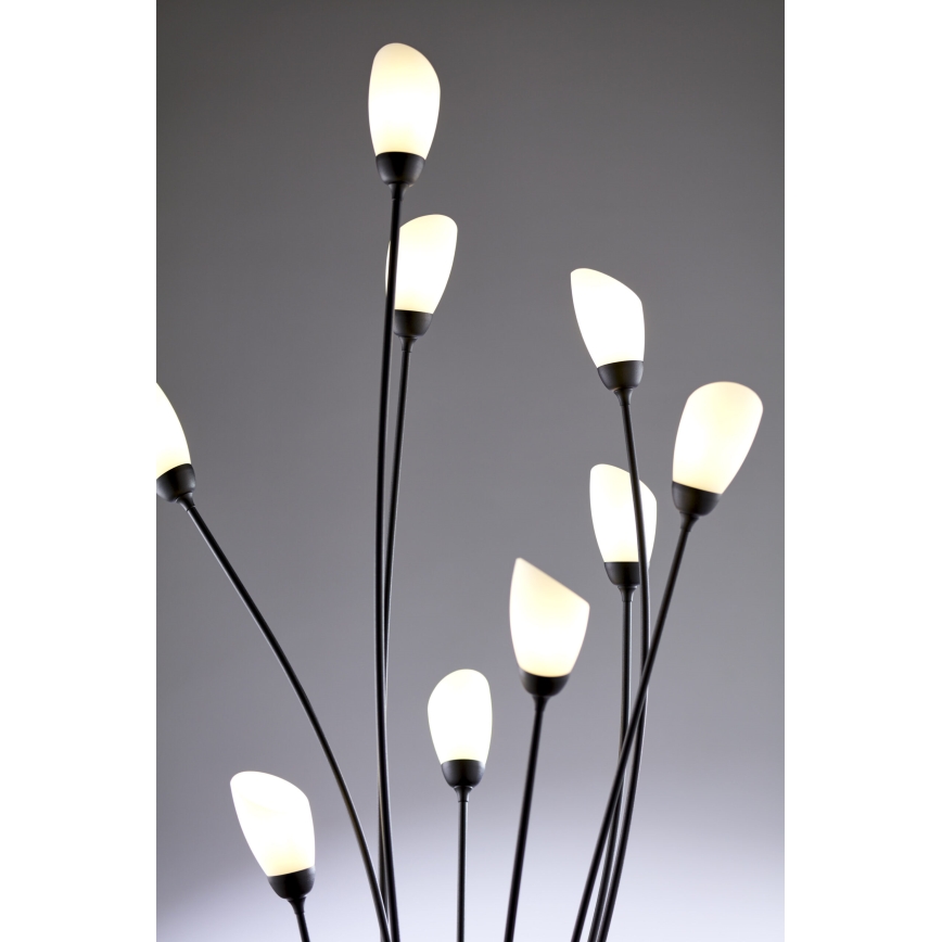 Jupiter 2058 - Stoječa svetilka GLORIOSA 9xG9/14W/230V črna