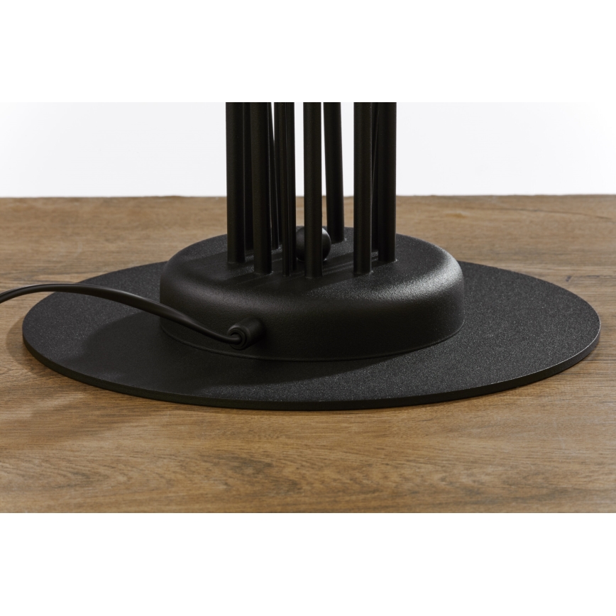 Jupiter 2058 - Stoječa svetilka GLORIOSA 9xG9/14W/230V črna