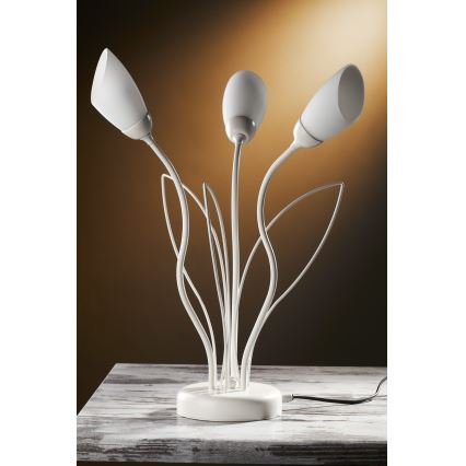 Jupiter 2060 - Namizna svetilka GLORIOSA 3xG9/14W/230V kremna