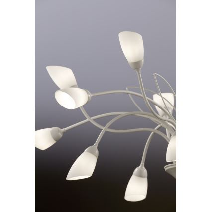 Jupiter 2062 - Lestenec na verigi GLORIOSA 15xG9/14W/230V kremne barve