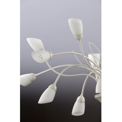 Jupiter 2062 - Lestenec na verigi GLORIOSA 15xG9/14W/230V kremne barve