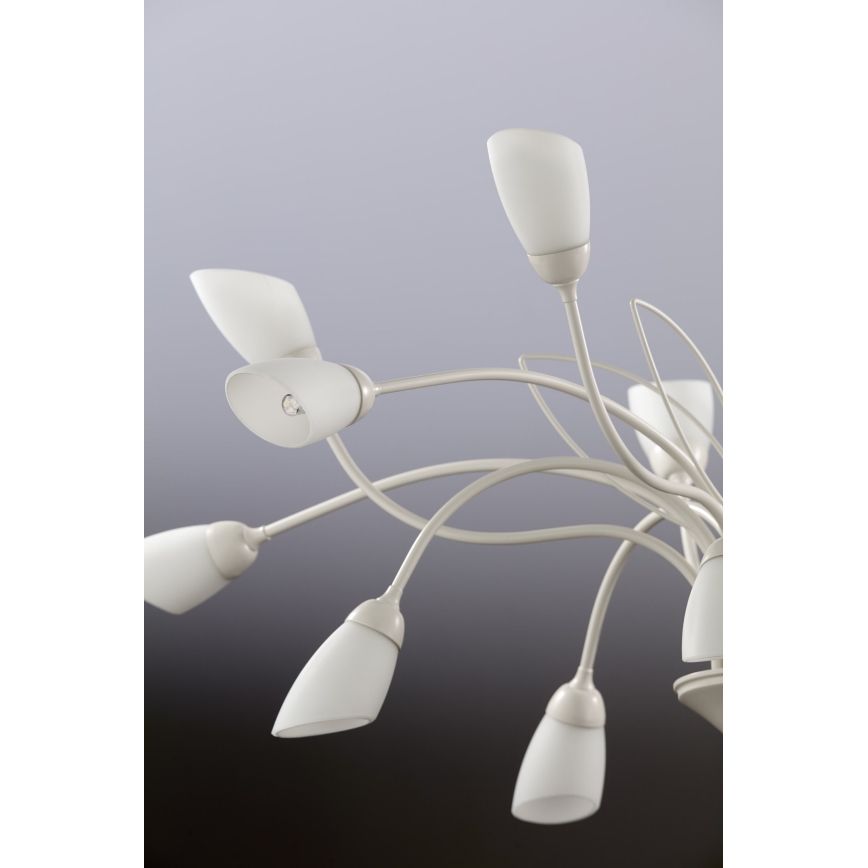 Jupiter 2062 - Lestenec na verigi GLORIOSA 15xG9/14W/230V kremne barve