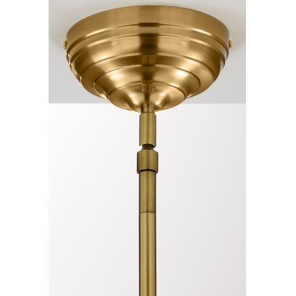 Jupiter 2073 - Lestenec na palici PLATINO 1xE27/15W/230V zelena/zlata